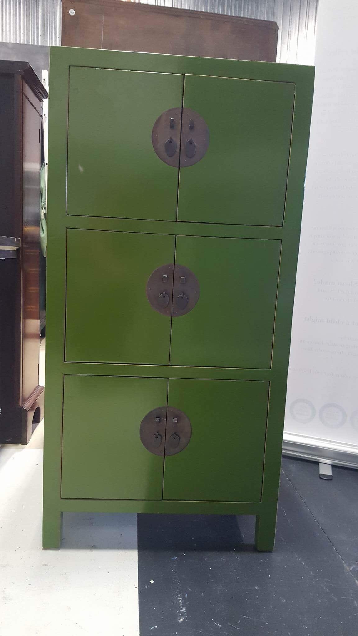 Not For Sale - Commissioned Oriental Style Piece in Olive