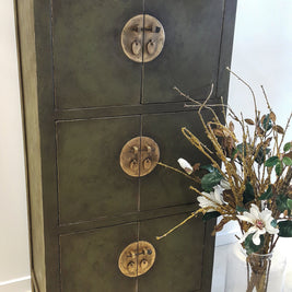 Not For Sale - Commissioned Oriental Style Piece in Olive