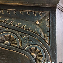 Not For Sale - Commissioned Corner Unit in Aubusson Blue