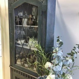 Not For Sale - Commissioned Corner Unit in Aubusson Blue