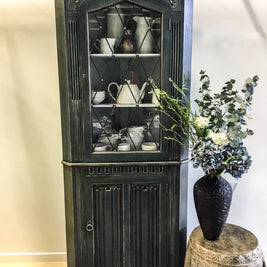 Not For Sale - Commissioned Corner Unit in Aubusson Blue