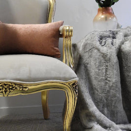 Not For Sale - Florence: Gold French Style Chair