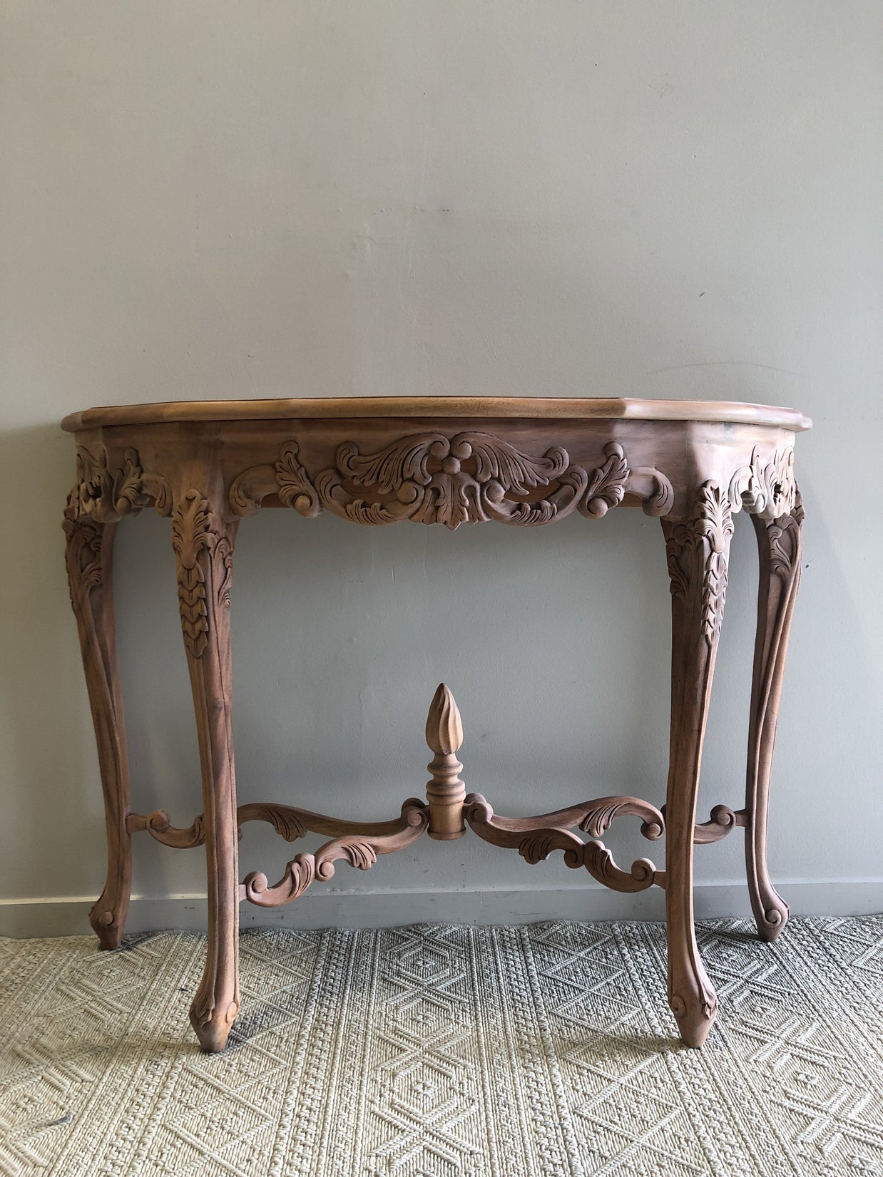 Not For Sale - Commissioned hall table in Victorian Black and Gold