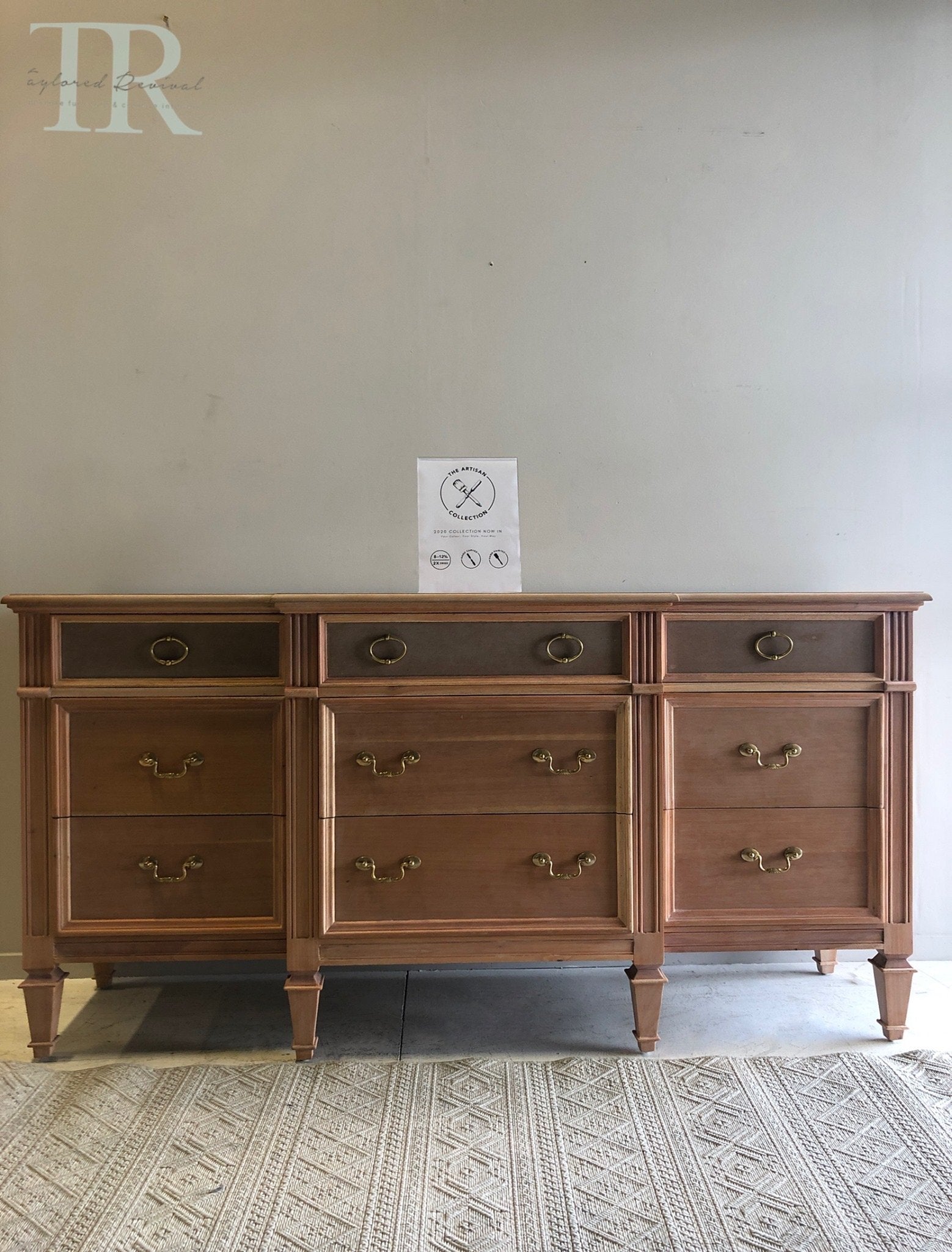 Not For Sale - Commissioned Metallic Gold Sideboard