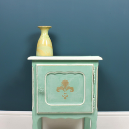 French Navy Wall, and custom mixed cabinet