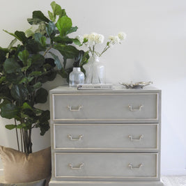 Not For Sale - Chelsea : Soft grey Mahogany set of drawers