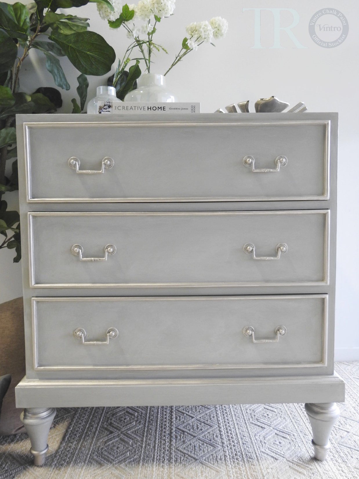 Not For Sale - Chelsea : Soft grey Mahogany set of drawers