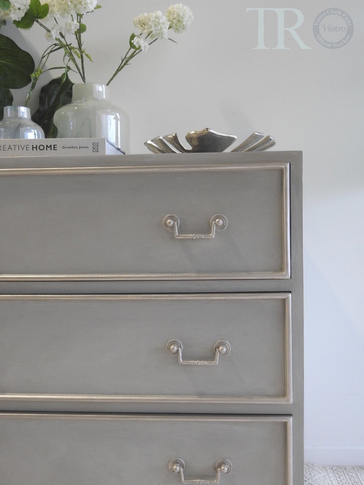 Not For Sale - Chelsea : Soft grey Mahogany set of drawers