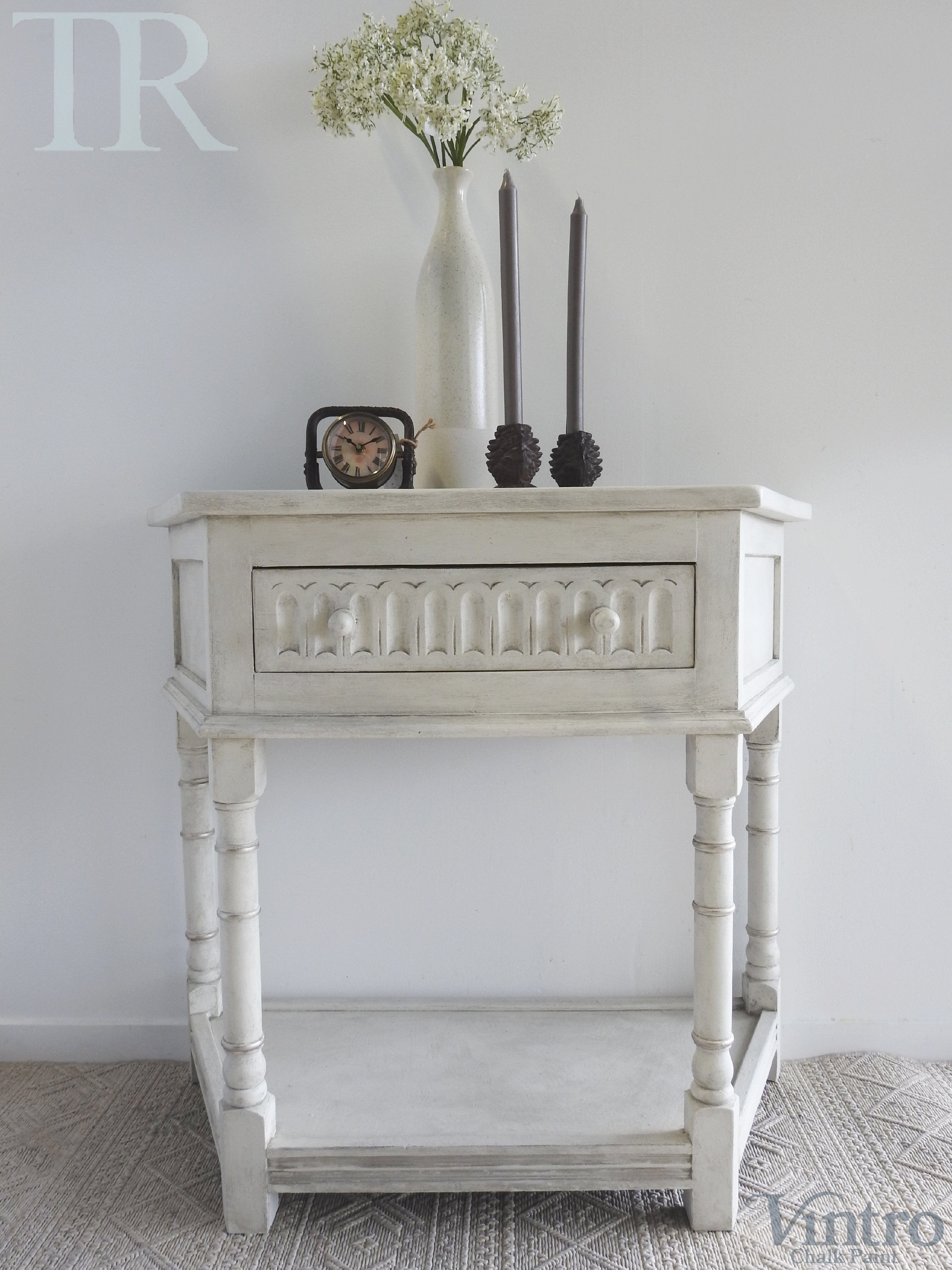 Not For Sale - Eva : Hand painted Solid Oak Table