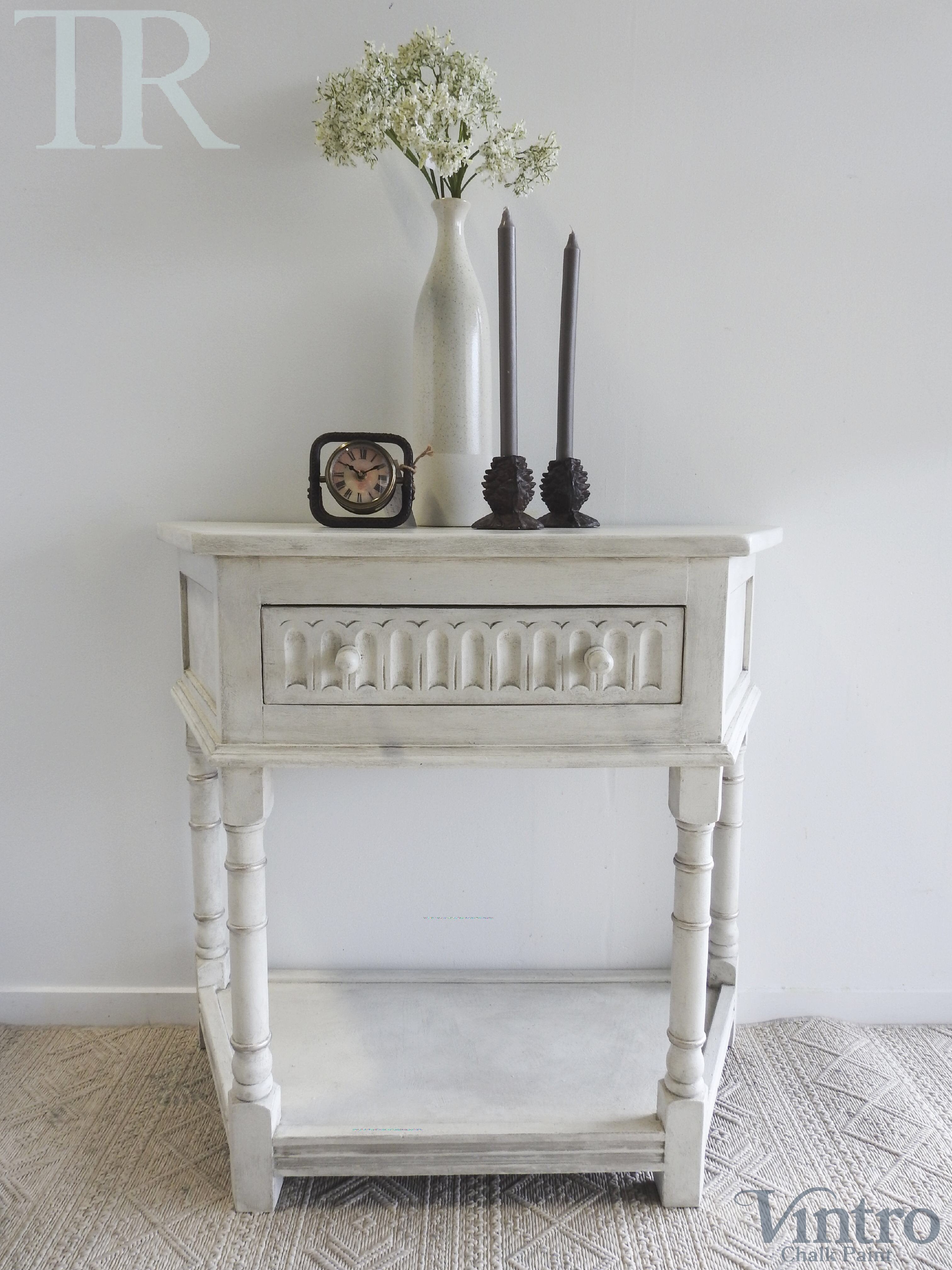 Not For Sale - Eva : Hand painted Solid Oak Table