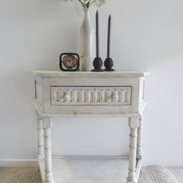 Not For Sale - Eva : Hand painted Solid Oak Table