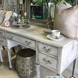 Not For Sale - Elora : Hand painted Mahogany Dressing Table