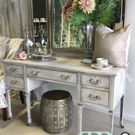 Not For Sale - Elora : Hand painted Mahogany Dressing Table