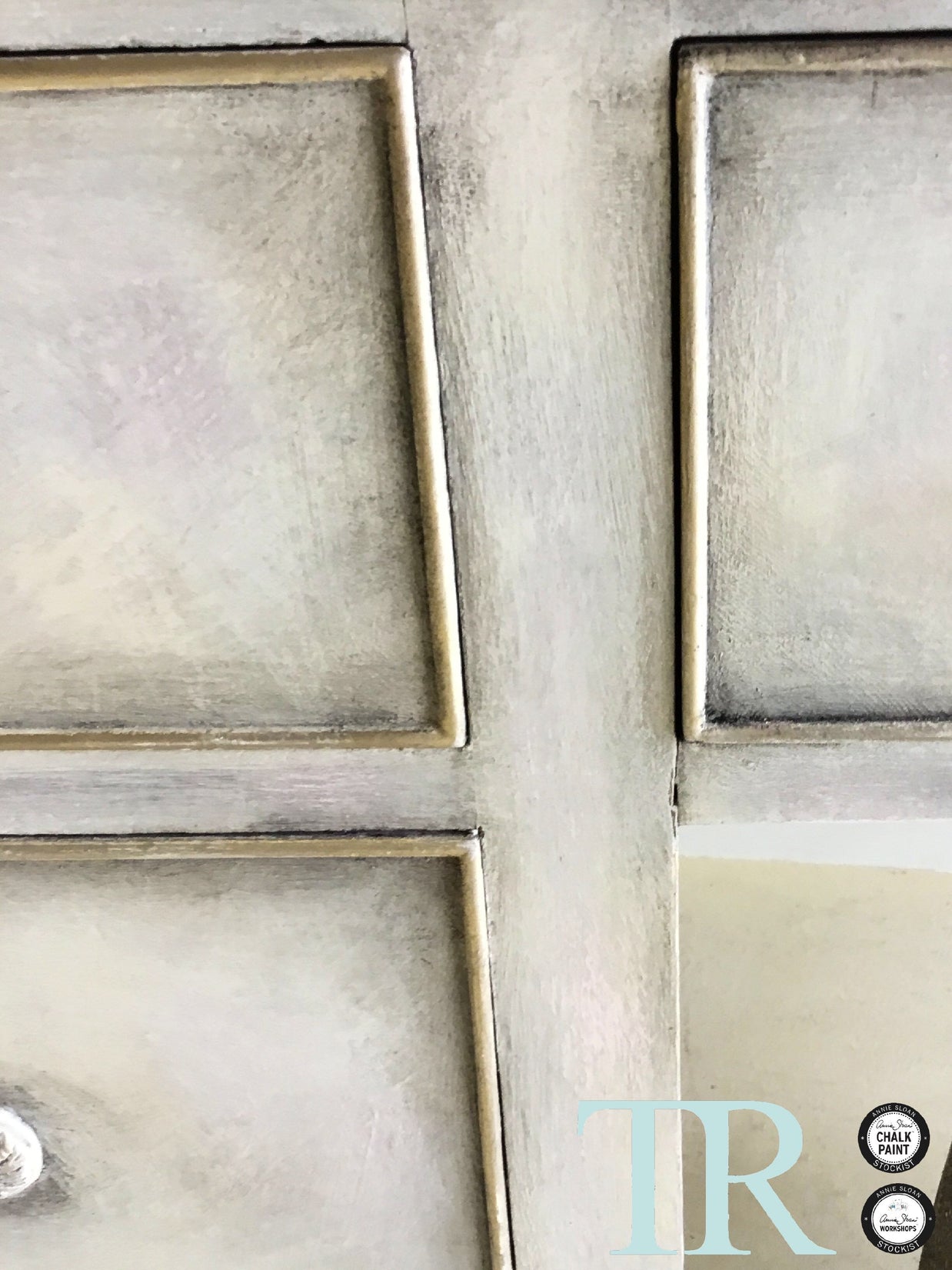 Not For Sale - Elora : Hand painted Mahogany Dressing Table