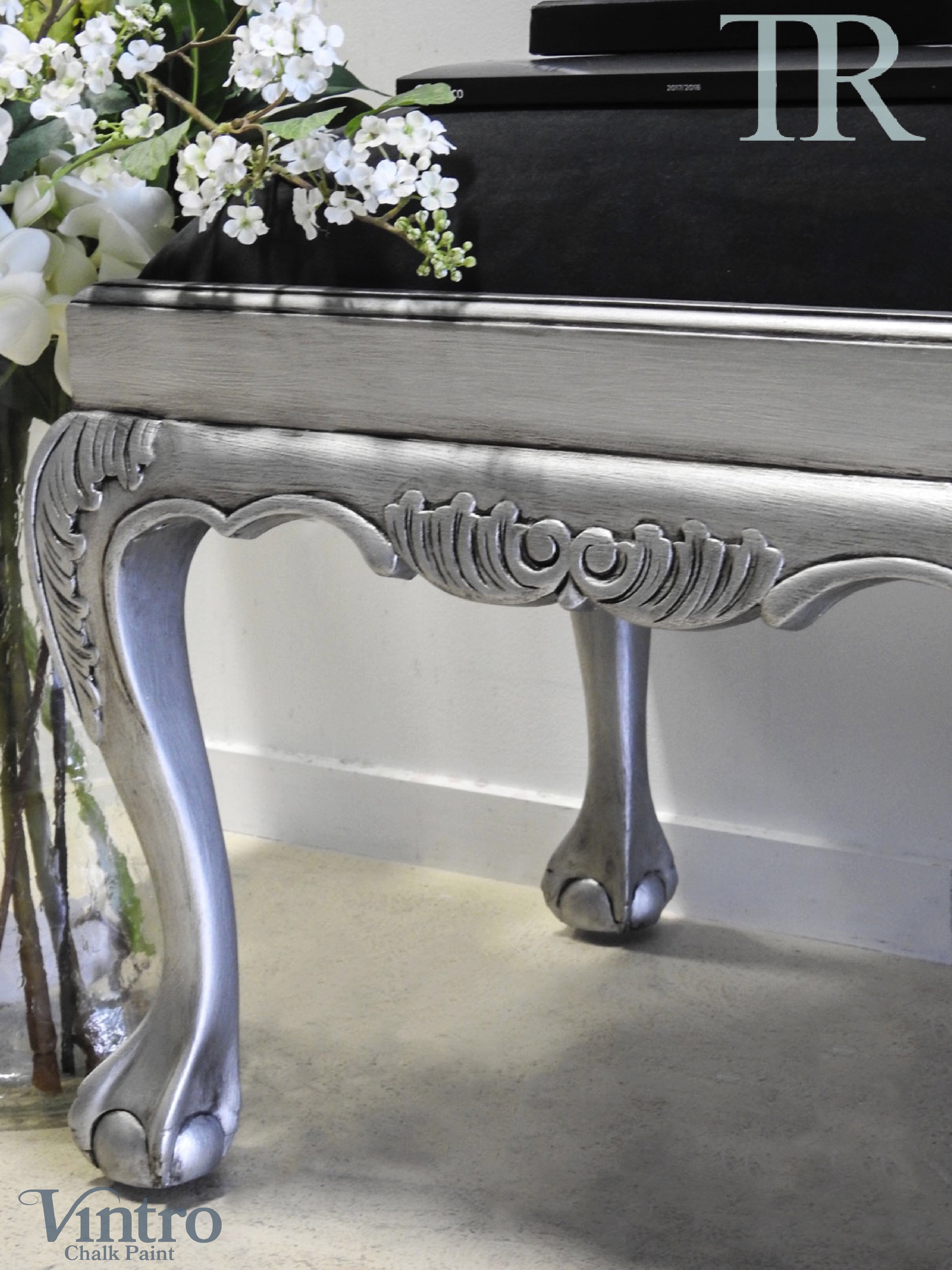 Not For Sale - Commissioned Stool in Vintro Silver