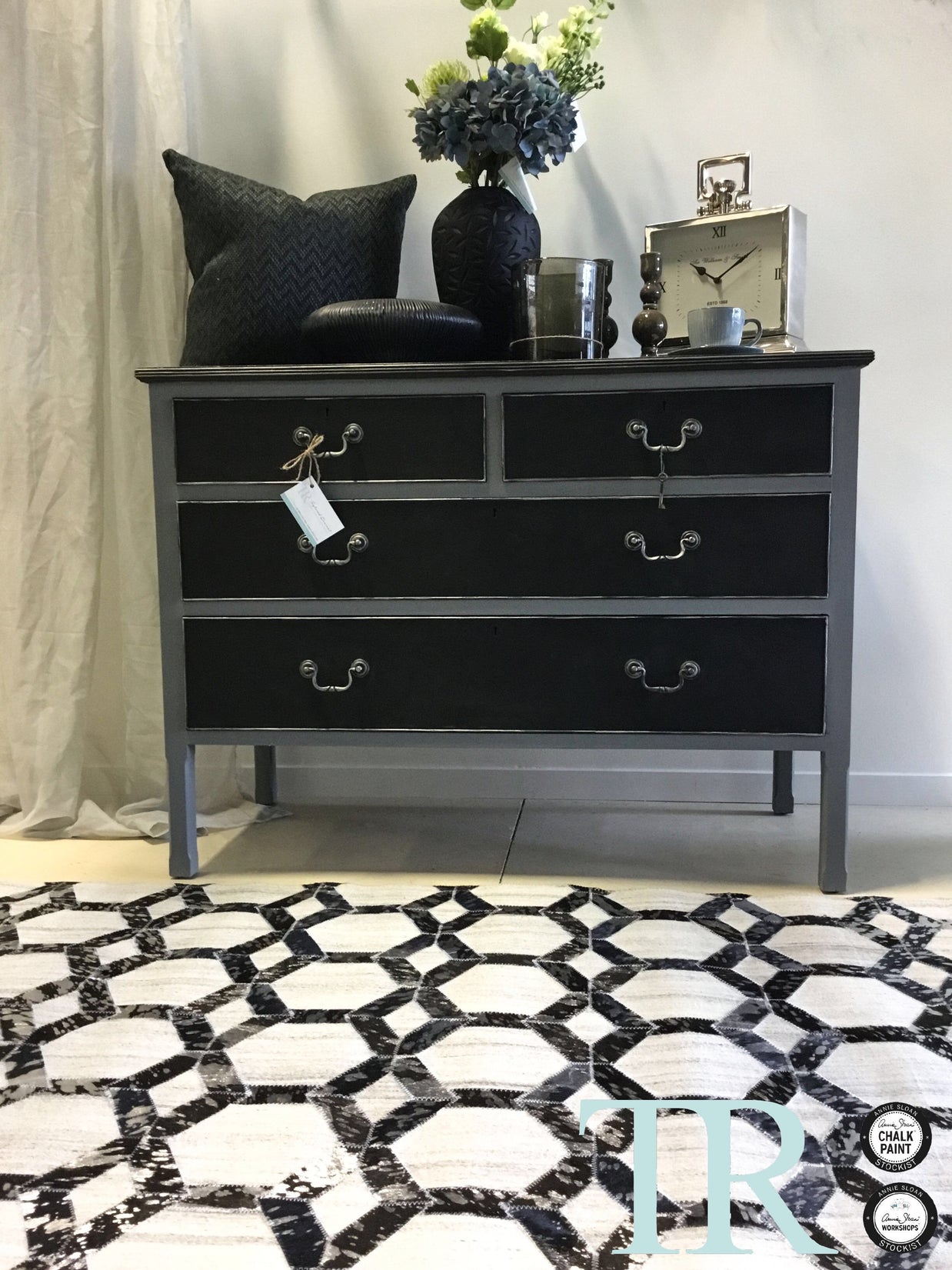 Not For Sale - Shyla : Hand painted set of drawers