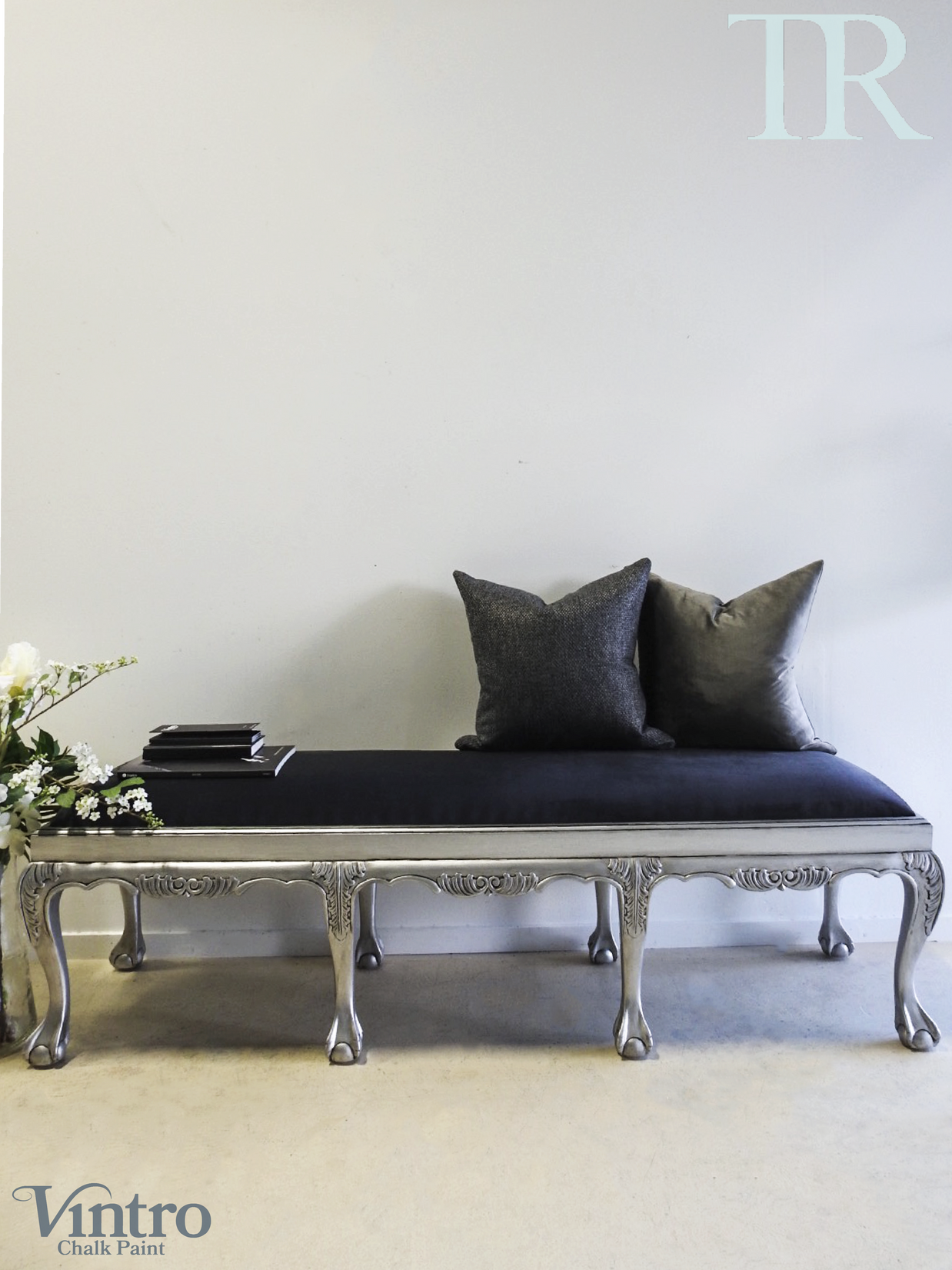 Not For Sale - Commissioned Stool in Vintro Silver