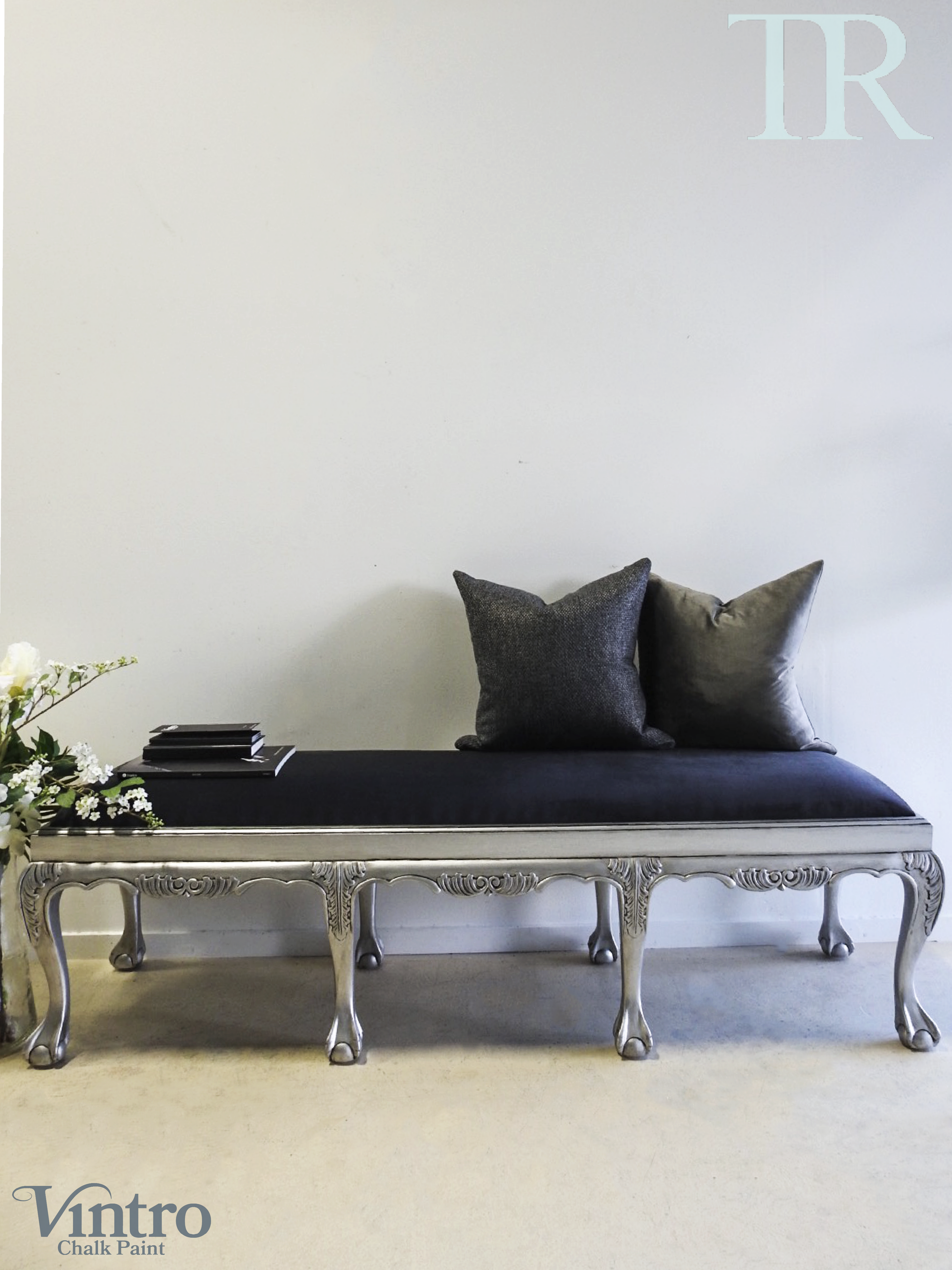 Not For Sale - Commissioned Stool in Vintro Silver