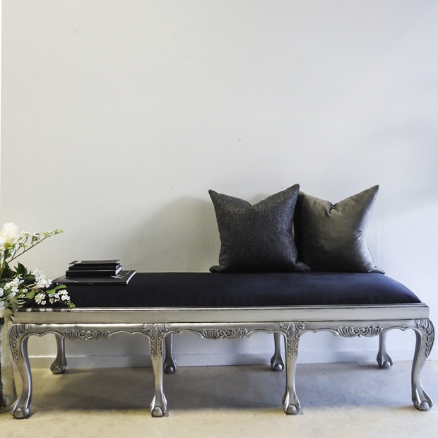 Not For Sale - Commissioned Stool in Vintro Silver