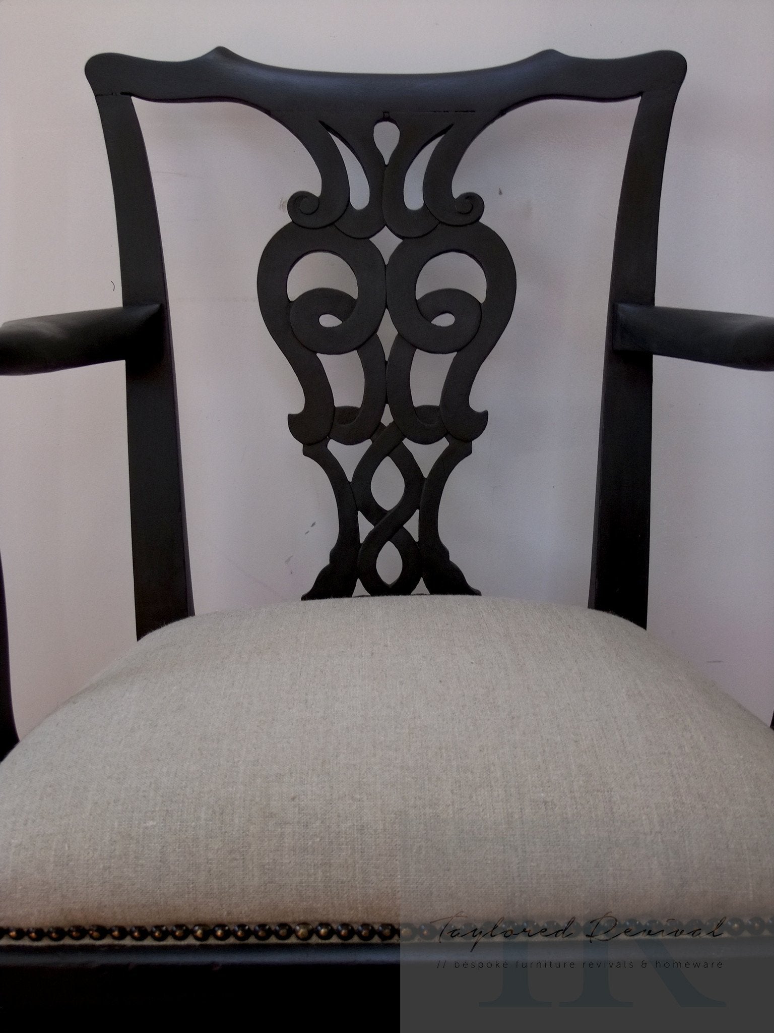 Not For Sale - Rebecca: Antique Mahogany Georgian chair