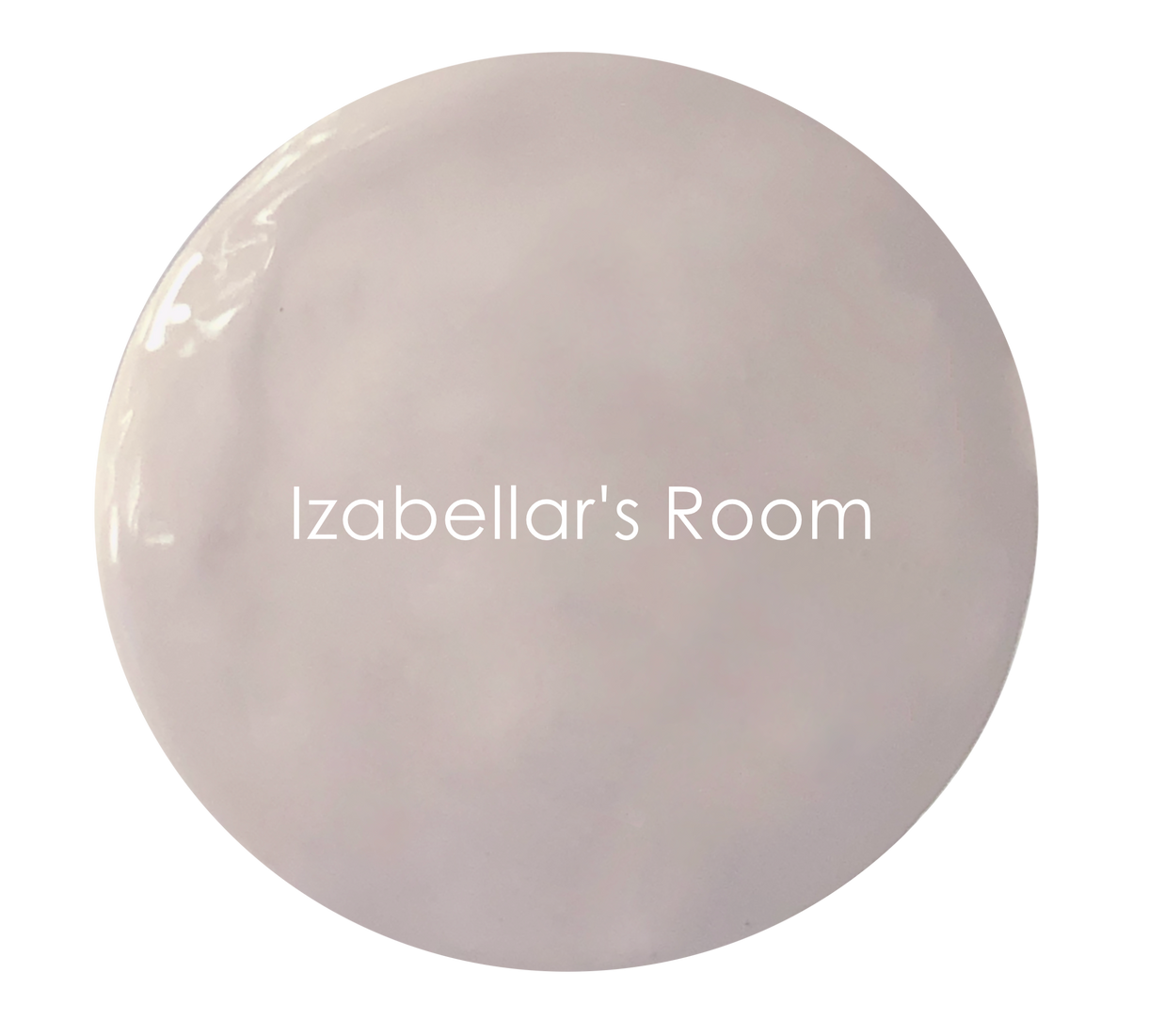 Soft taupe-grey matte wall paint – Izabellars Room detail