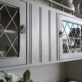 Not For Sale - Commissioned Hutch Dresser in Vintro Chalk Paint with a silver lustre
