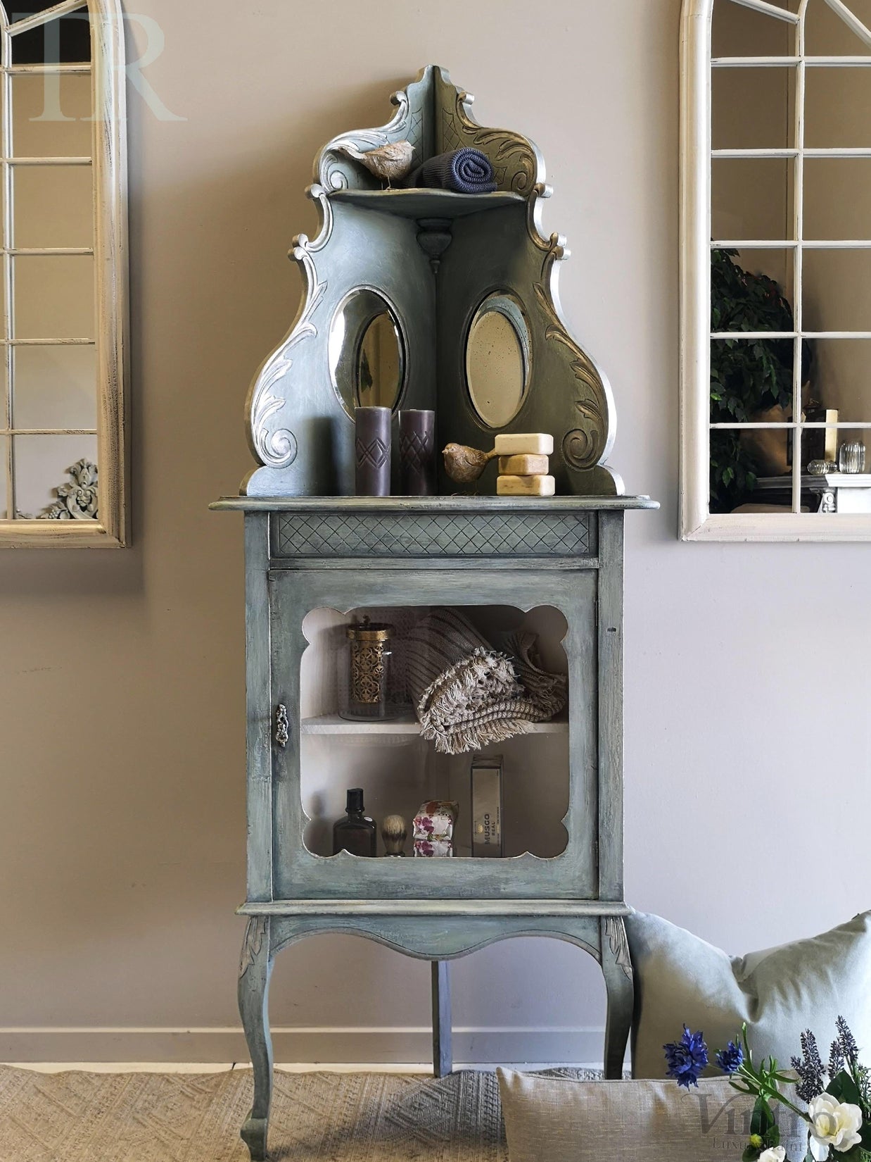 Not For Sale - Heather : bespoke hand painted corner unit