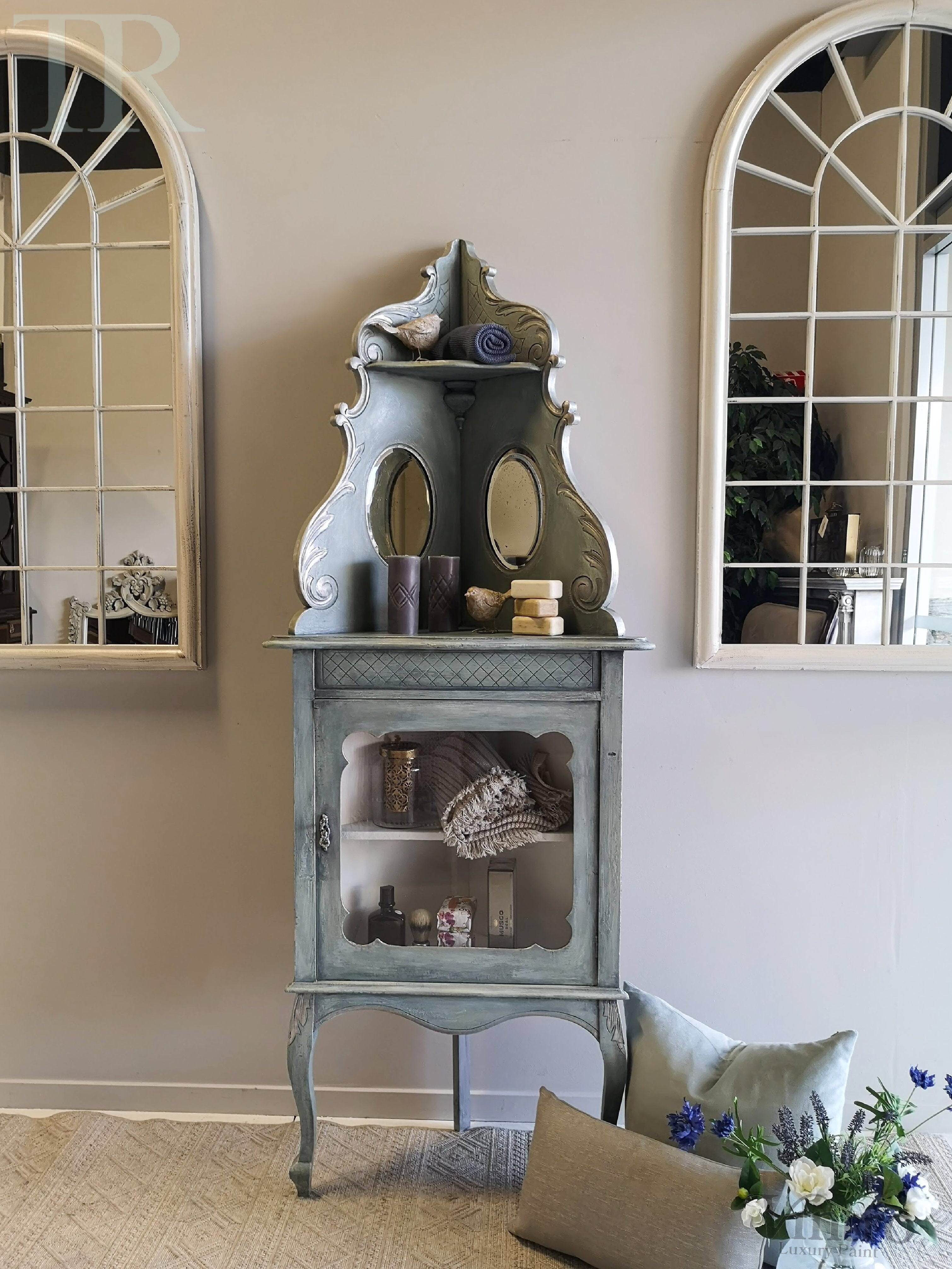 Not For Sale - Heather : bespoke hand painted corner unit