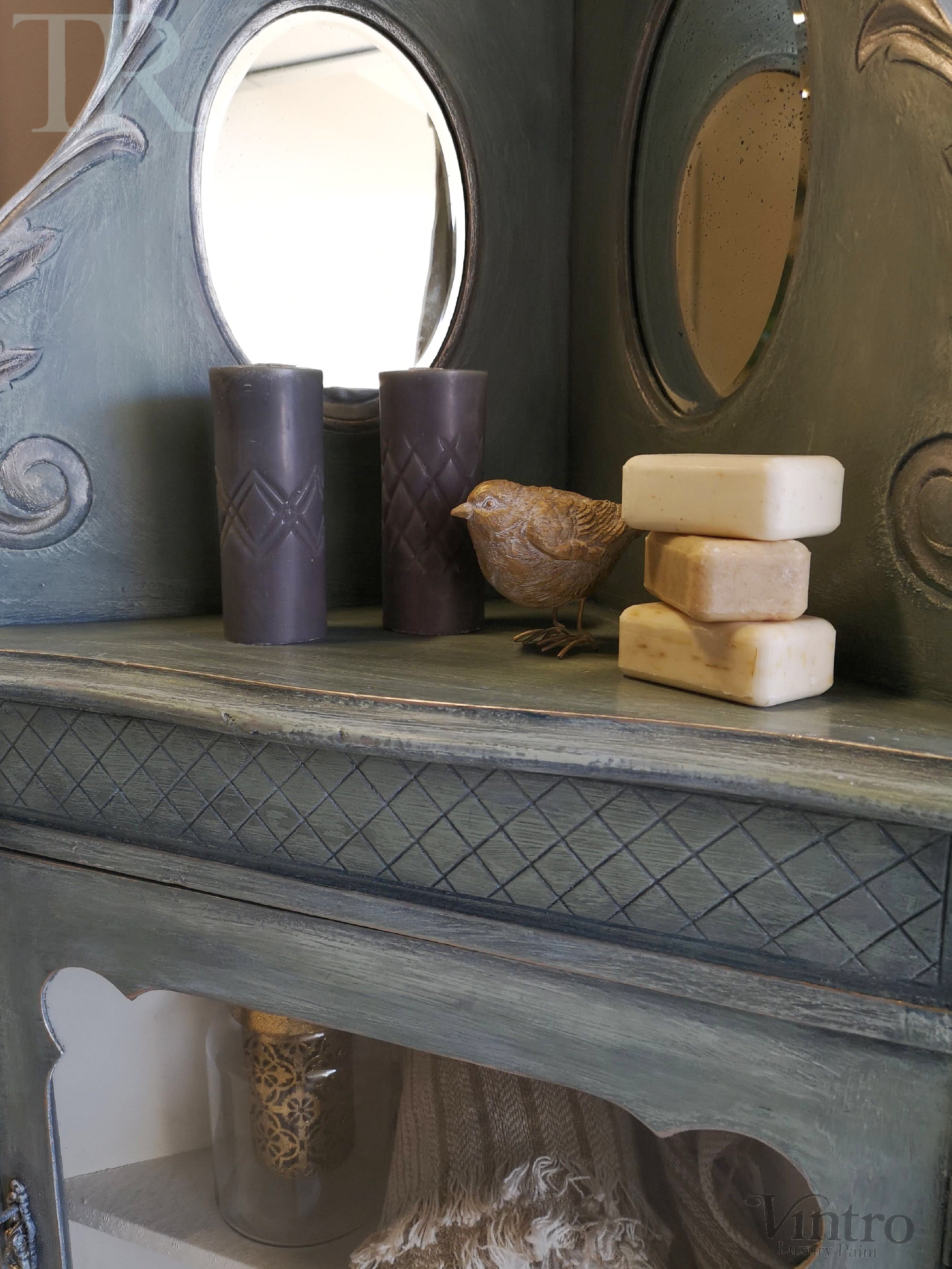 Not For Sale - Heather : bespoke hand painted corner unit