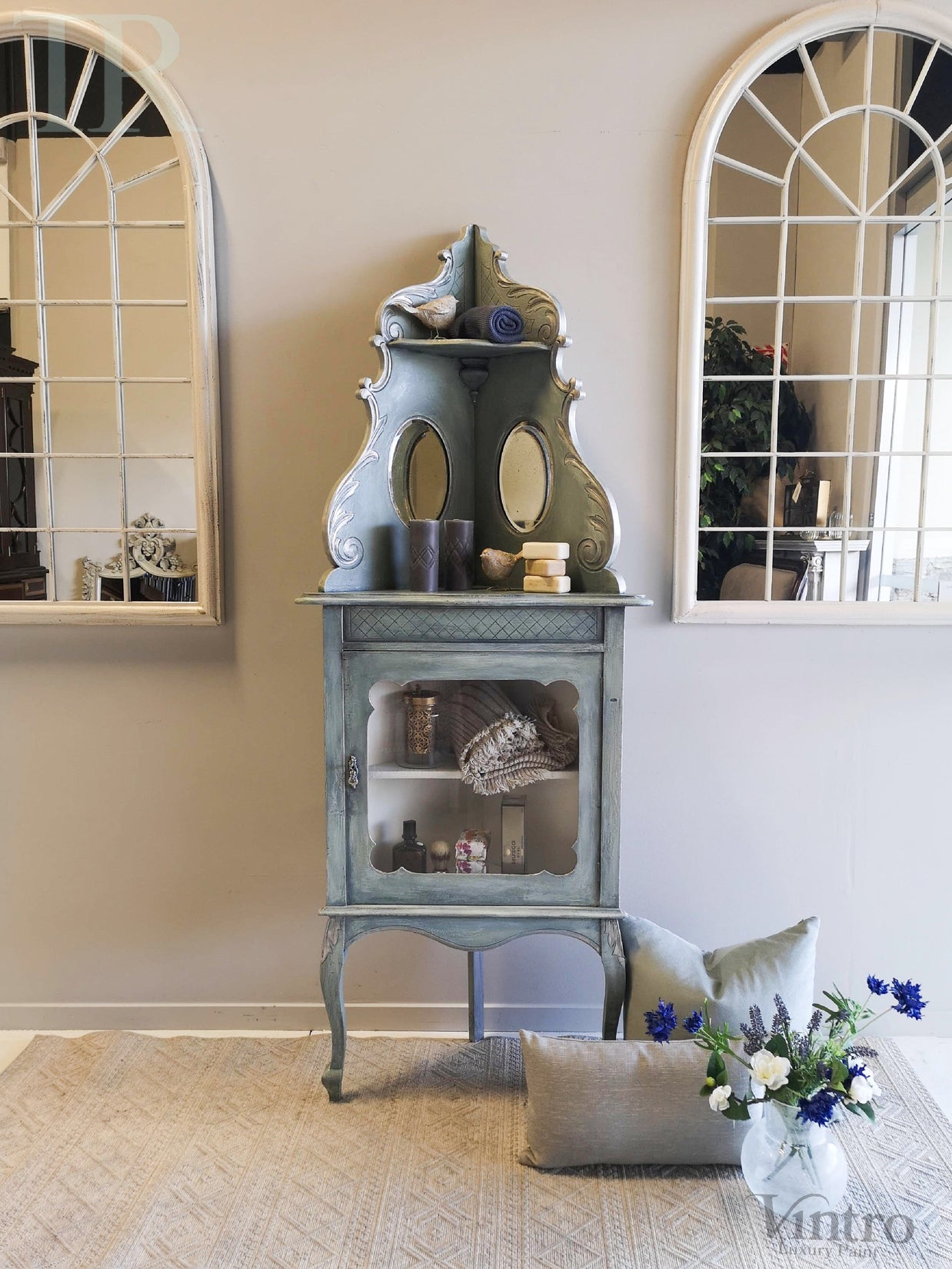 Not For Sale - Heather : bespoke hand painted corner unit