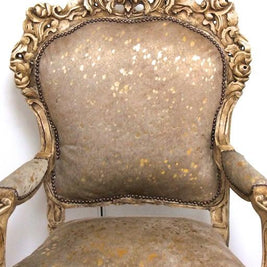 Commissioned Solid carved Antique style chair
