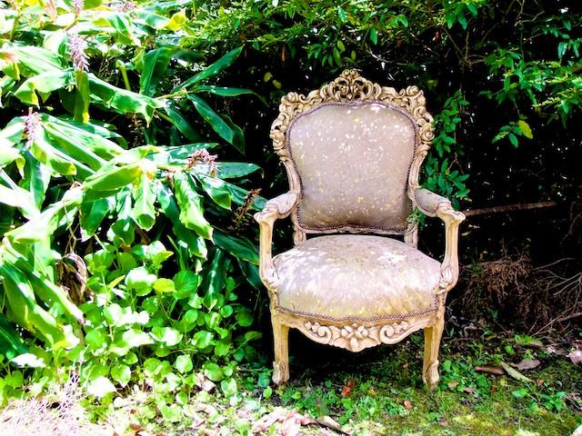 Commissioned Solid carved Antique style chair