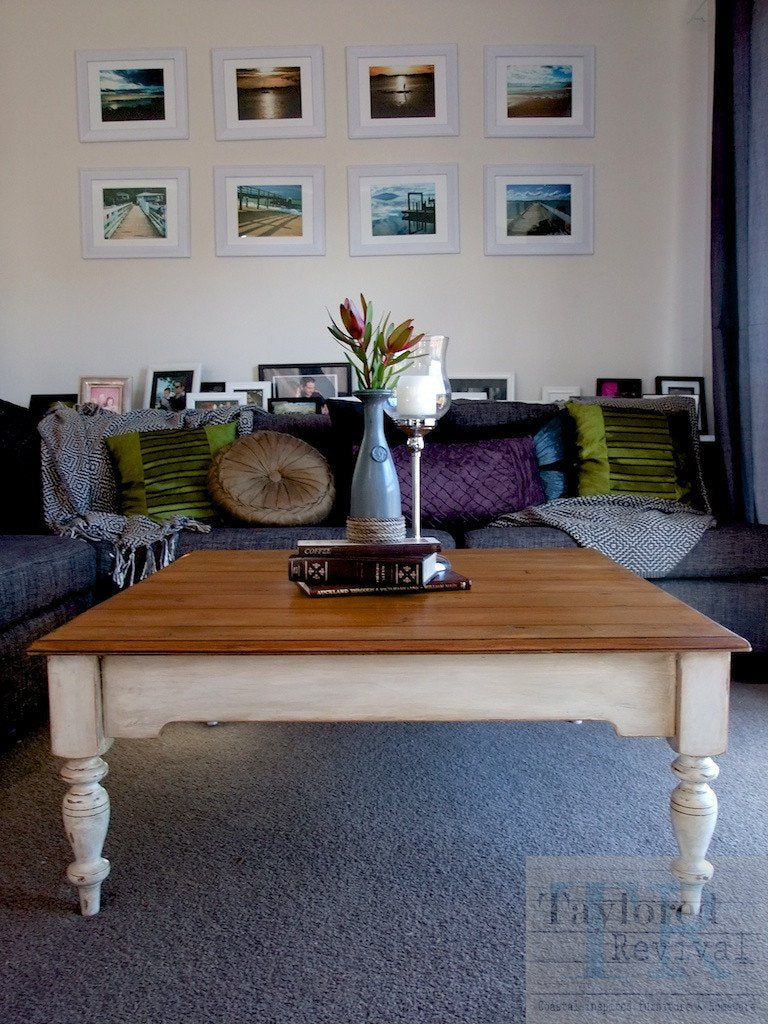 Not For Sale - Kendall: Rustic style square coffee table