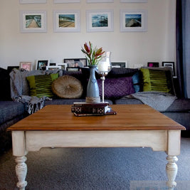 Not For Sale - Kendall: Rustic style square coffee table