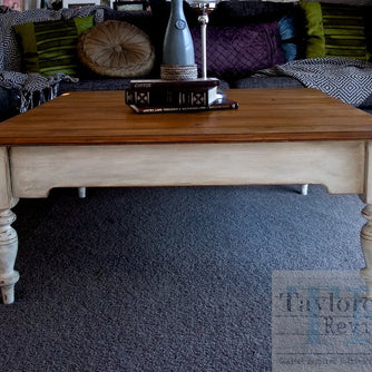 Not For Sale - Kendall: Rustic style square coffee table