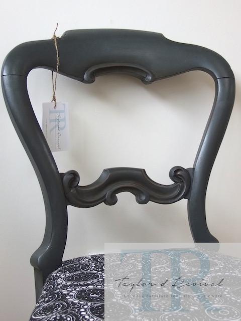 Not For Sale - Genevieve: hand painted victorian chair with marimekko