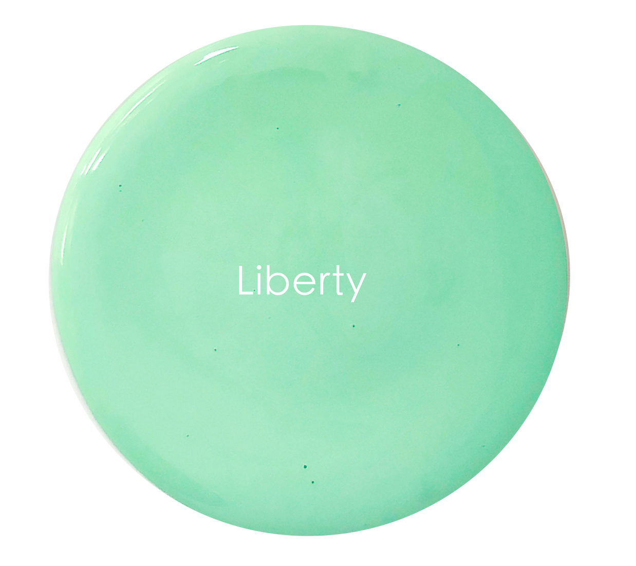 Liberty chalk paint swatch – oxidised copper green