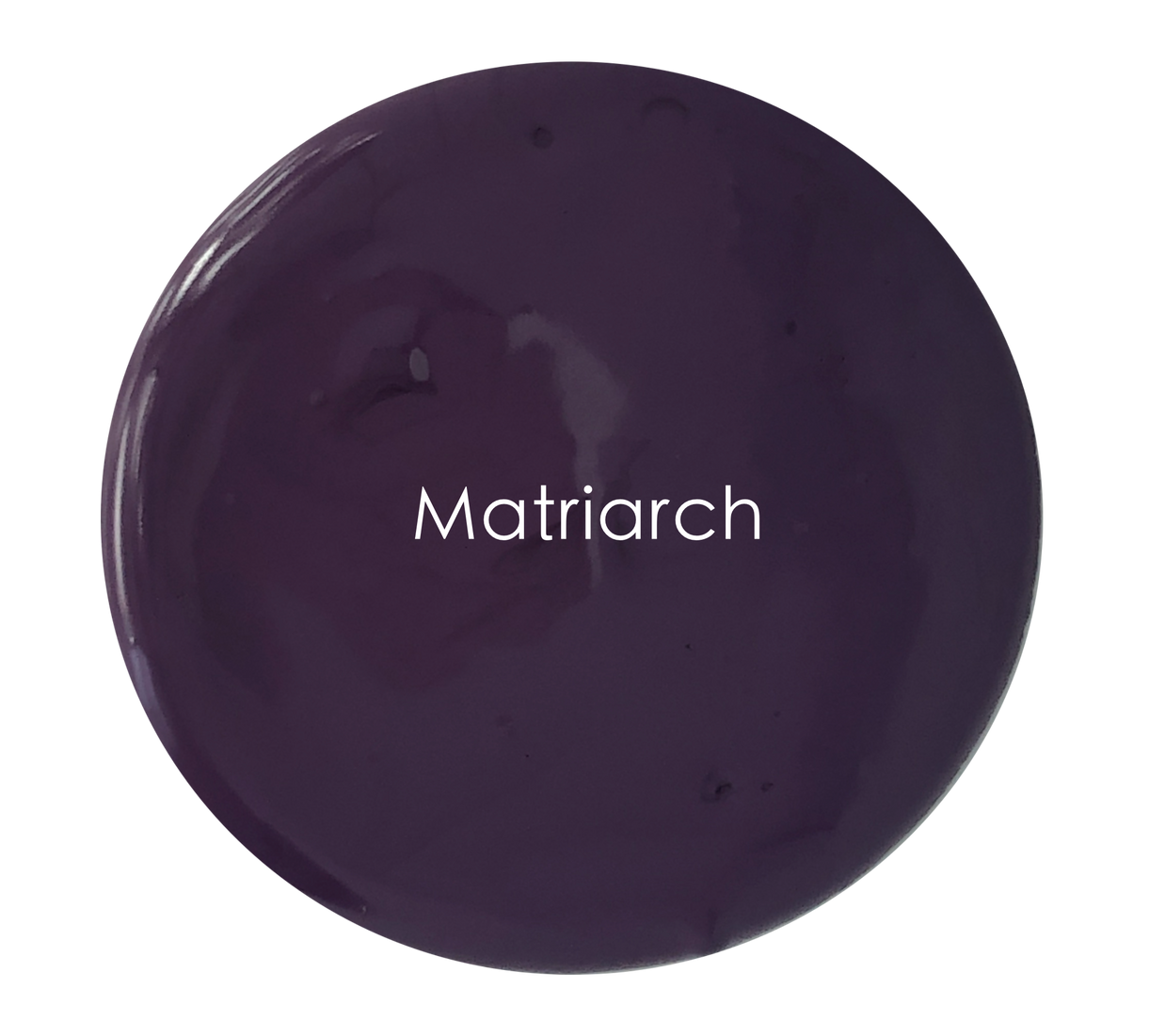 Rich aubergine matte wall paint – Matriarch colour detail