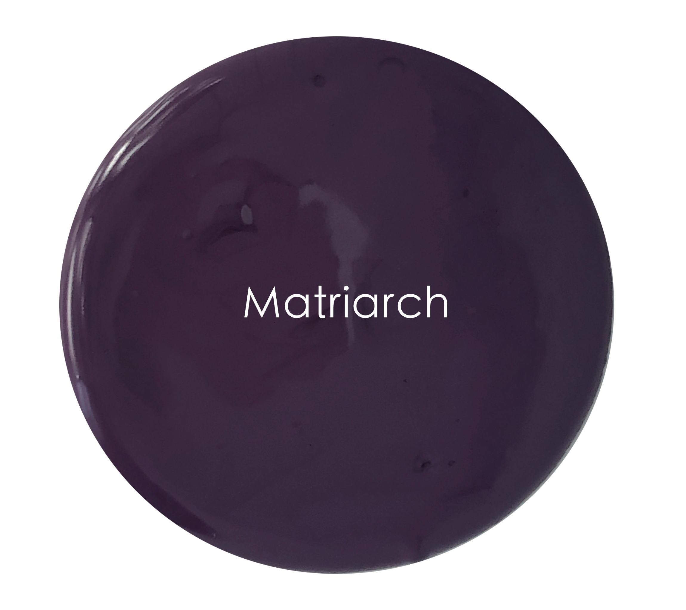 Rich aubergine matte wall paint – Matriarch colour detail