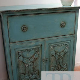 Not For Sale - Merissa: Rustic two toned Oak cabinet.