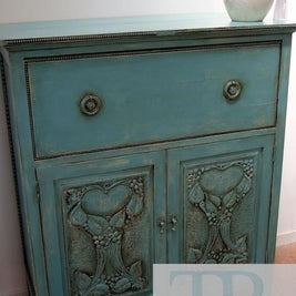 Not For Sale - Merissa: Rustic two toned Oak cabinet.