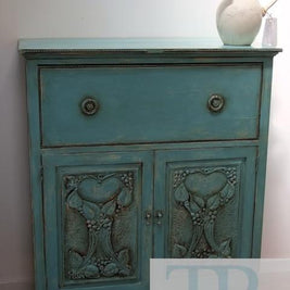 Not For Sale - Merissa: Rustic two toned Oak cabinet.
