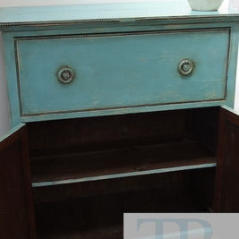 Not For Sale - Merissa: Rustic two toned Oak cabinet.