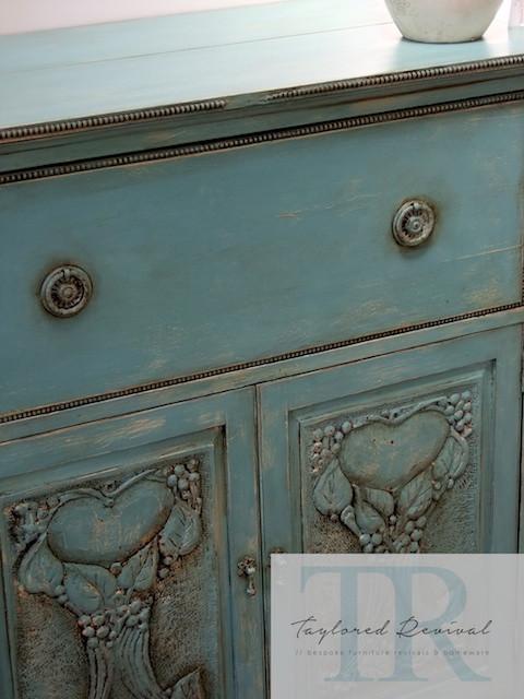 Not For Sale - Merissa: Rustic two toned Oak cabinet.