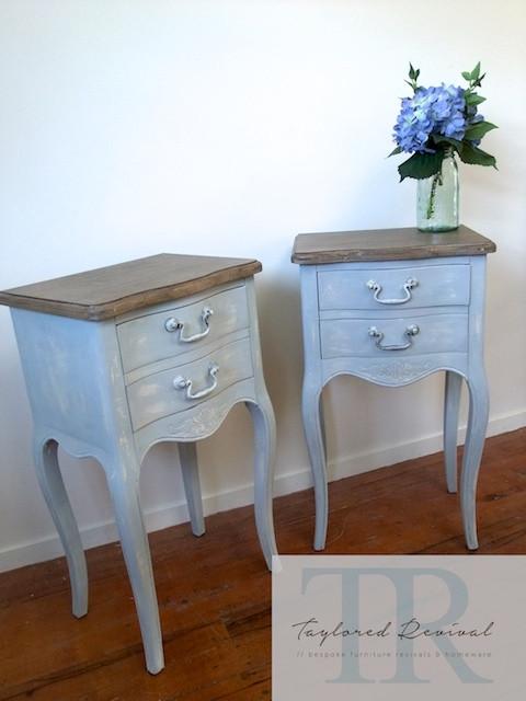 Not For Sale - Sophie & Michelle: Pair of French style bedside tables