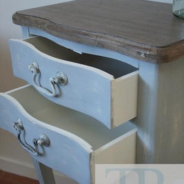 Not For Sale - Sophie & Michelle: Pair of French style bedside tables