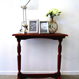 Not For Sale - Nicolette: Small burgandy hall table