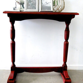 Not For Sale - Nicolette: Small burgandy hall table
