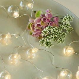 Glass String LED balls