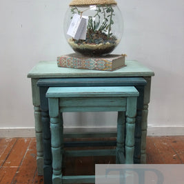 Not For Sale - The Sands: Rustic beachy Oak nest tables
